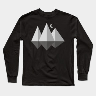 Mountains at Night Long Sleeve T-Shirt